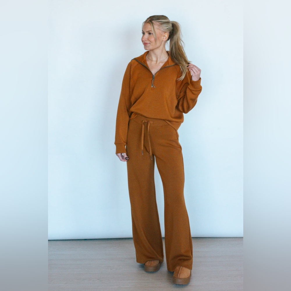 Spanx Air Essentials pant in Butterscotch EUC Size Medium Tall